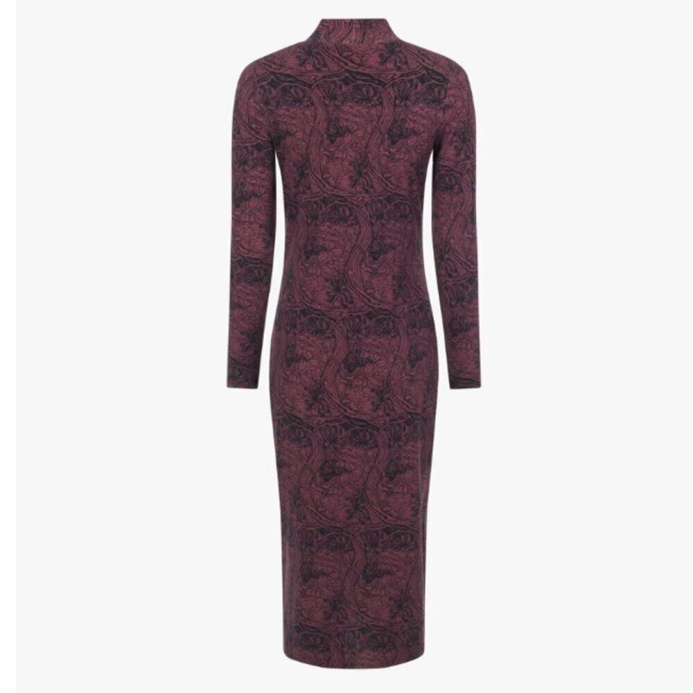 Ted Baker Elonar High Neck Printed Bodycon Dress 0 NWT - Picture 5 of 11